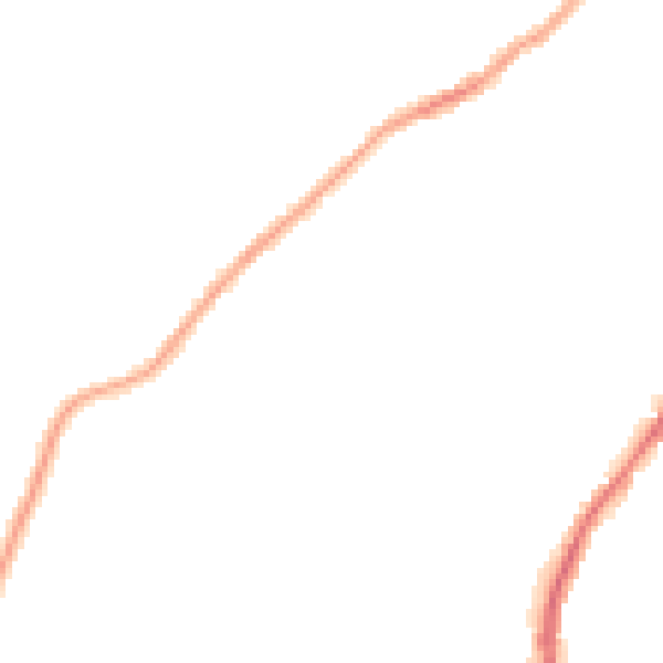 Night-time road noise heatmap for BD21 1NG