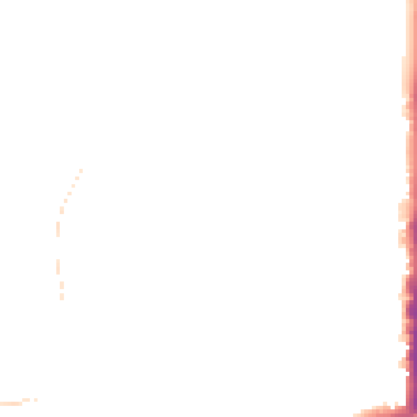Night-time road noise heatmap for BD21 2HS