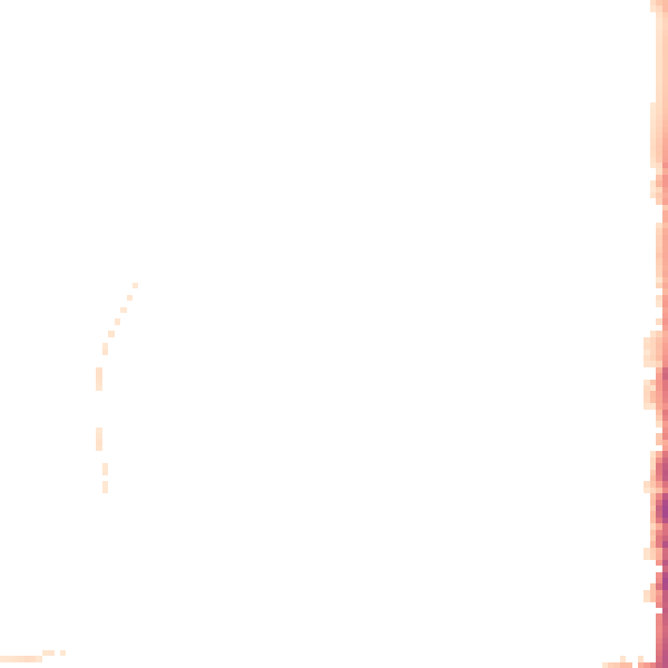 Night-time road noise heatmap for BD21 2HT