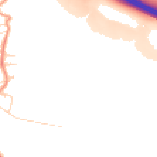 Daytime road noise heatmap for BD21 4SL