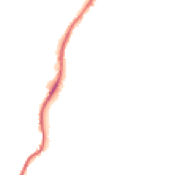 Night-time road noise heatmap for BD21 5BS