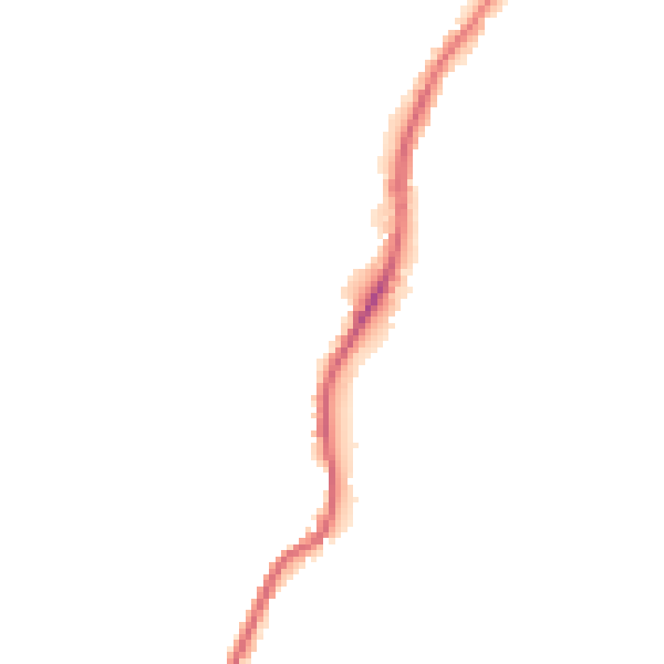 Night-time road noise heatmap for BD21 5EL