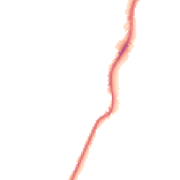 Night-time road noise heatmap for BD21 5FG