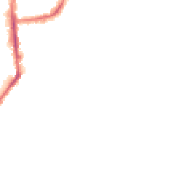 Night-time road noise heatmap for BD21 5PH