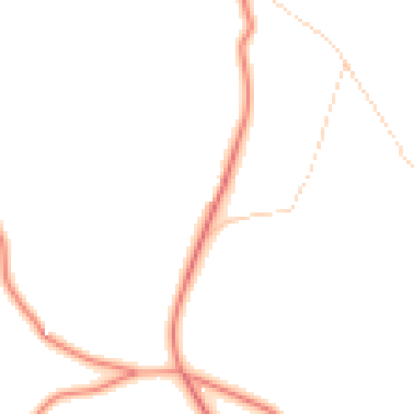 Daytime road noise heatmap for BD21 5QT