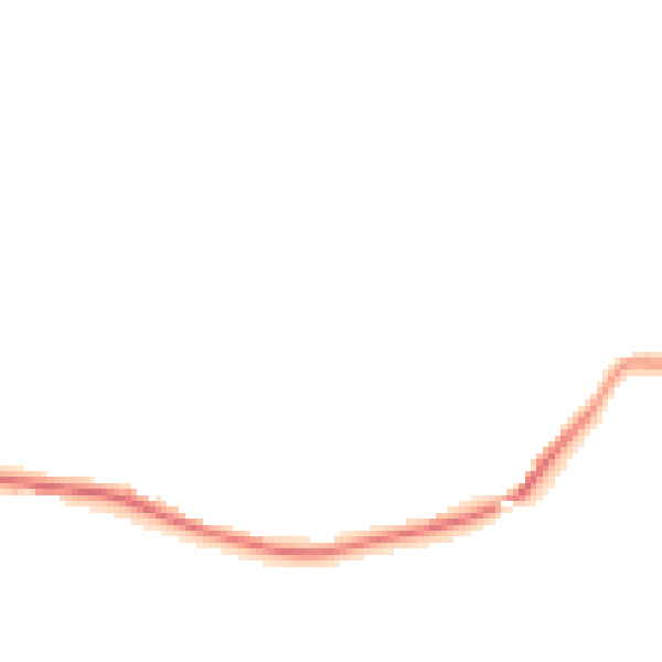 Night-time road noise heatmap for BD22 0DG