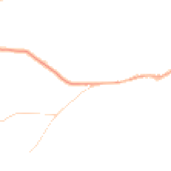Daytime road noise heatmap for BD22 0HE