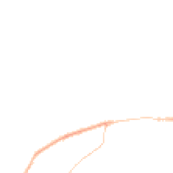 Night-time road noise heatmap for BD22 0TA