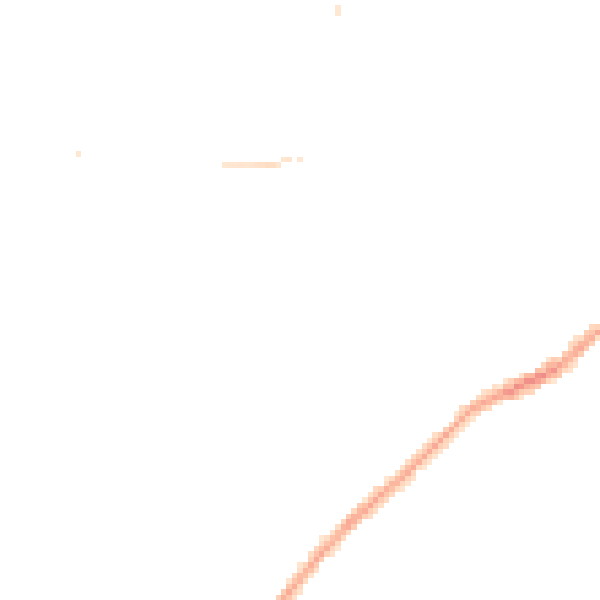 Night-time road noise heatmap for BD22 6BD