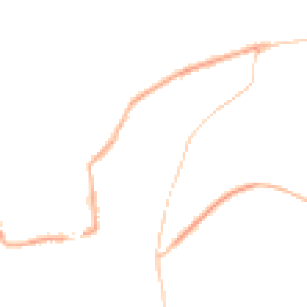 Night-time road noise heatmap for BD22 8JF