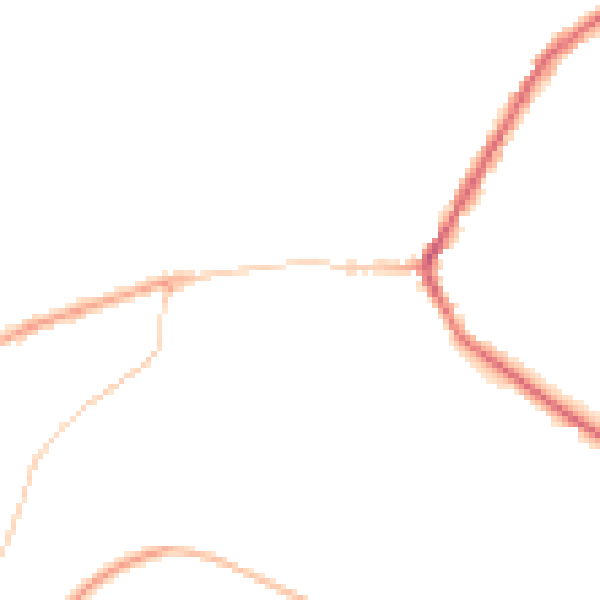 Night-time road noise heatmap for BD22 9EH