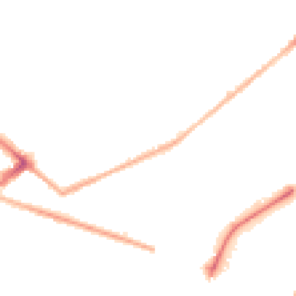 Night-time road noise heatmap for BD7 1QA