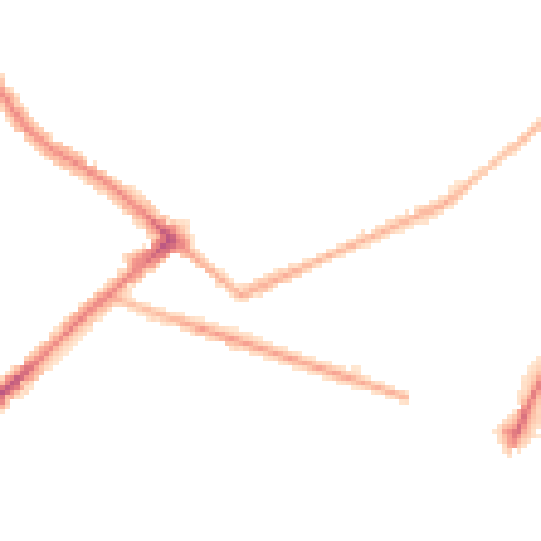 Night-time road noise heatmap for BD7 1QR