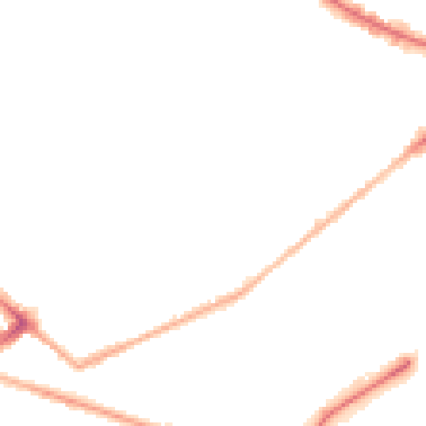 Night-time road noise heatmap for BD7 1RD