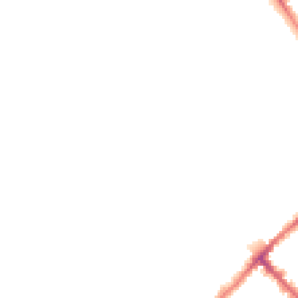 Night-time road noise heatmap for BD7 2LL