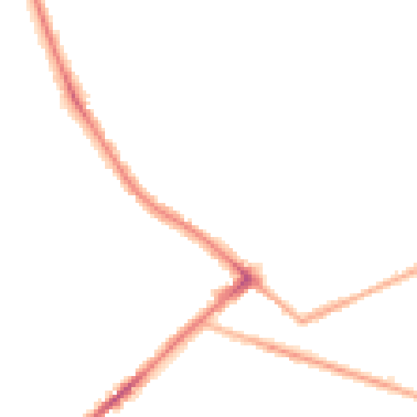 Night-time road noise heatmap for BD7 3AL