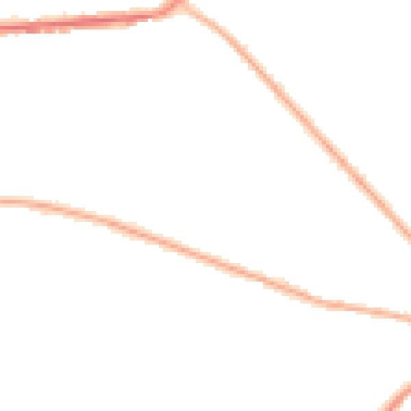 Night-time road noise heatmap for BD7 4LP