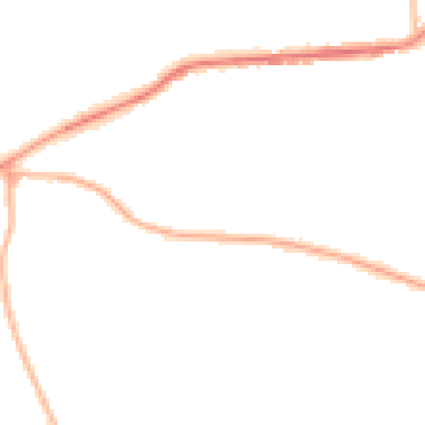 Night-time road noise heatmap for BD7 4NH