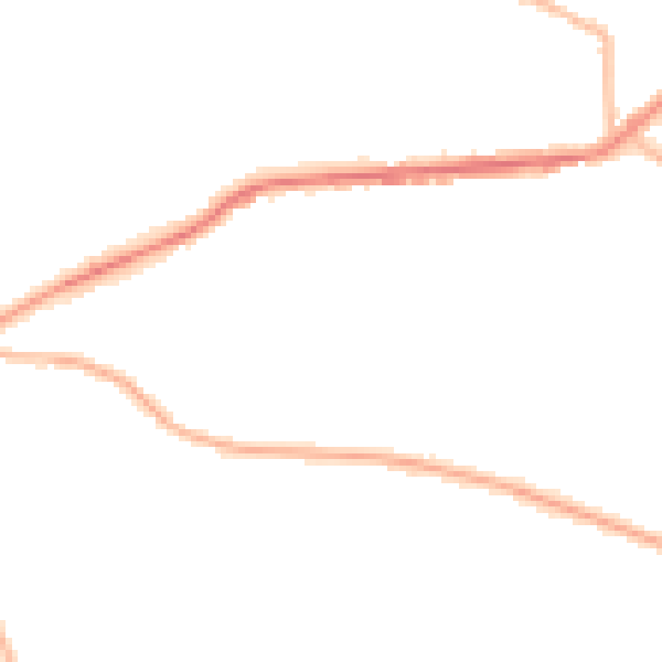 Night-time road noise heatmap for BD7 4PA