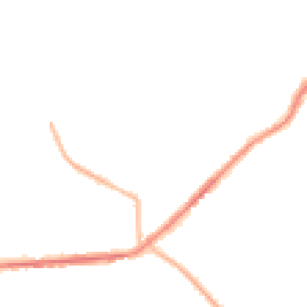 Night-time road noise heatmap for BD7 4QH