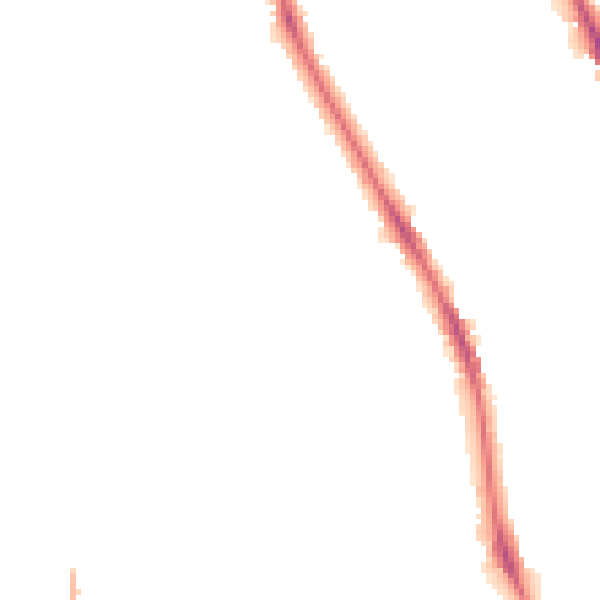 Night-time road noise heatmap for BD9 4EU