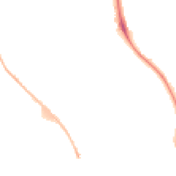 Night-time road noise heatmap for BD9 4NT