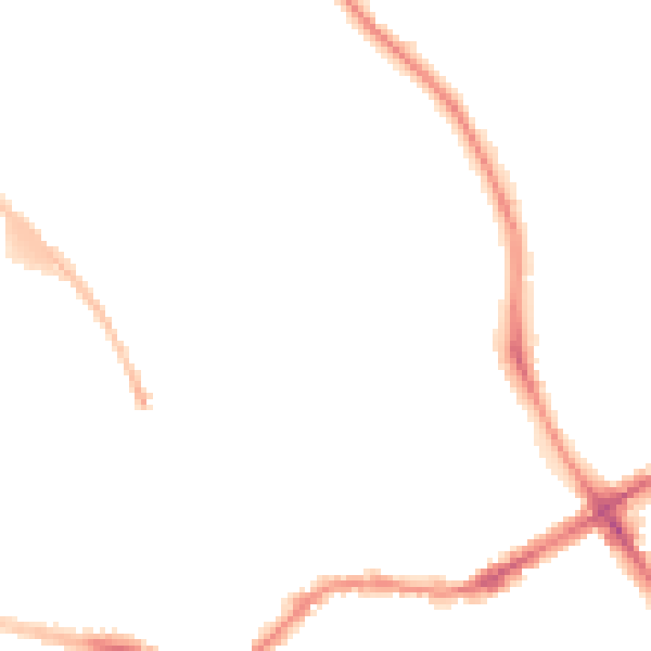 Night-time road noise heatmap for BD9 4QQ