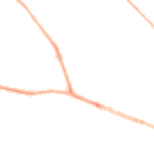 Night-time road noise heatmap for BD9 5DL