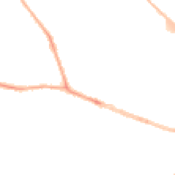 Night-time road noise heatmap for BD9 5DP