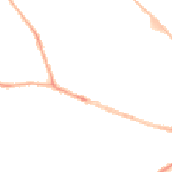 Night-time road noise heatmap for BD9 5DX