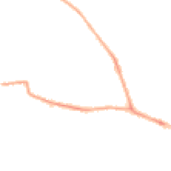 Night-time road noise heatmap for BD9 5HN