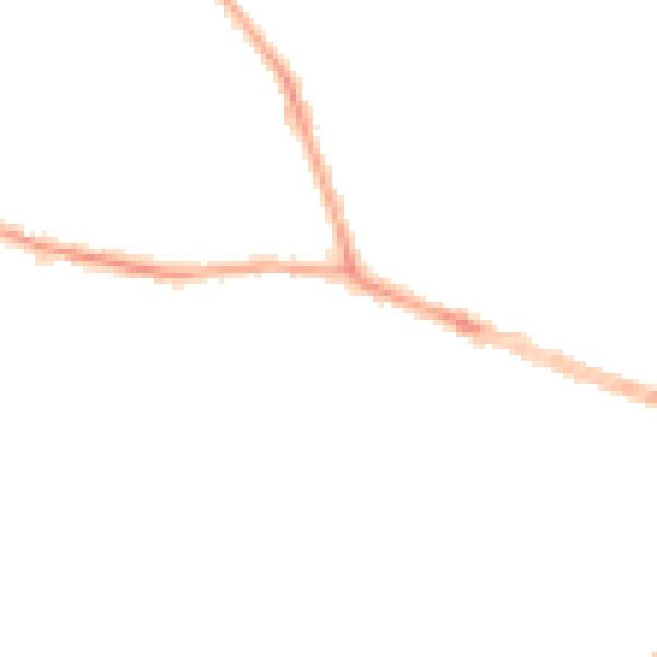 Night-time road noise heatmap for BD9 5HQ