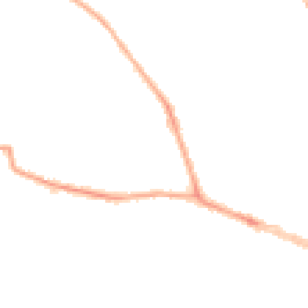Night-time road noise heatmap for BD9 5HX