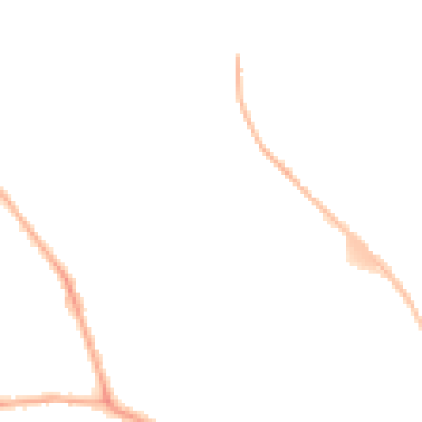 Night-time road noise heatmap for BD9 5LJ
