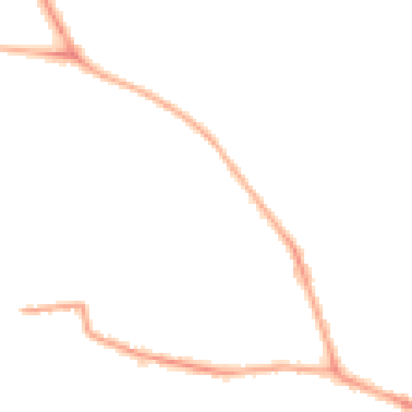 Night-time road noise heatmap for BD9 5LP