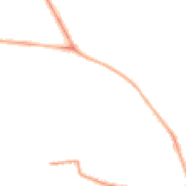 Night-time road noise heatmap for BD9 5NG