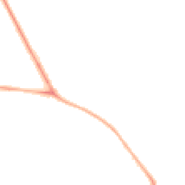 Night-time road noise heatmap for BD9 5PE