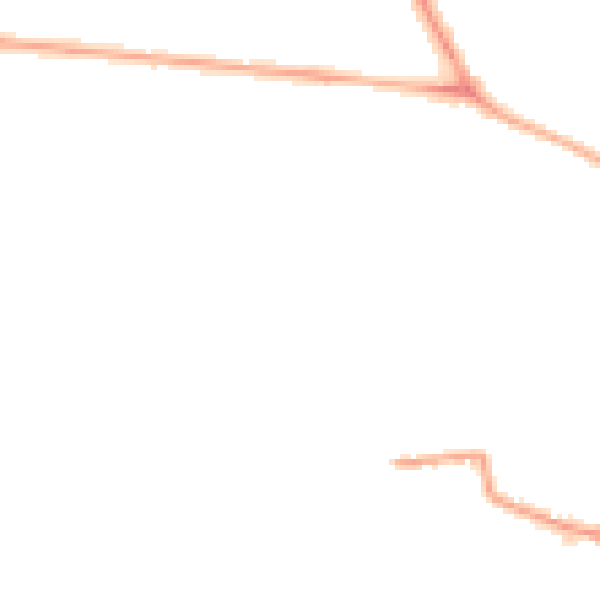 Night-time road noise heatmap for BD9 6EA