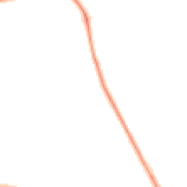 Night-time road noise heatmap for BD9 6FF
