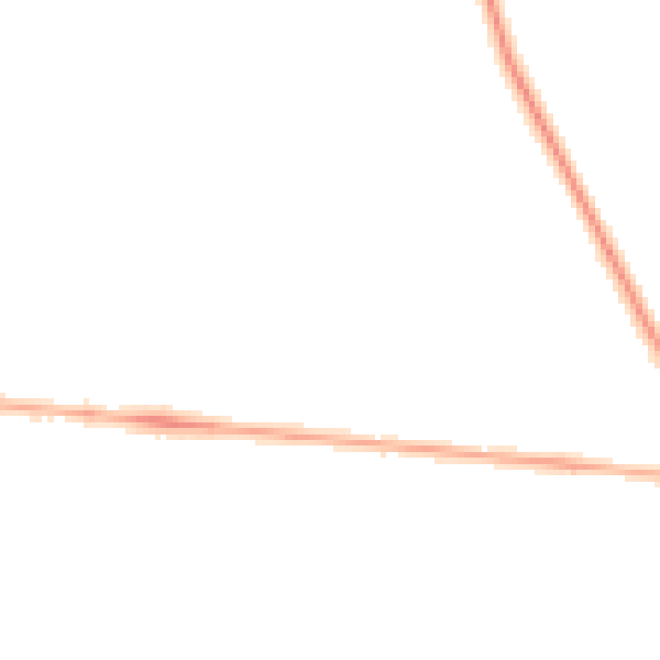 Night-time road noise heatmap for BD9 6LX