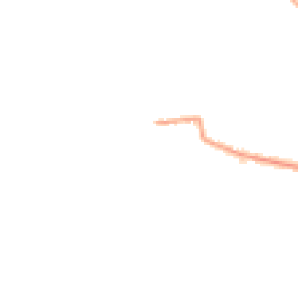 Night-time road noise heatmap for BD9 6PL