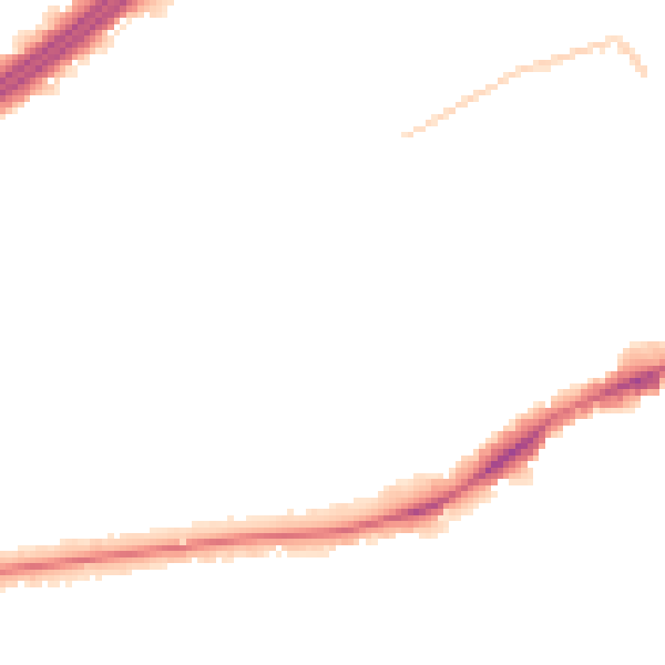 Night-time road noise heatmap for BH1 3BJ