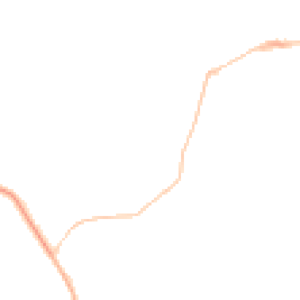 Night-time road noise heatmap for BH13 7LX