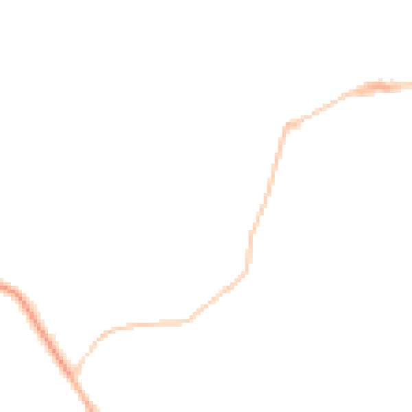 Night-time road noise heatmap for BH13 7NE