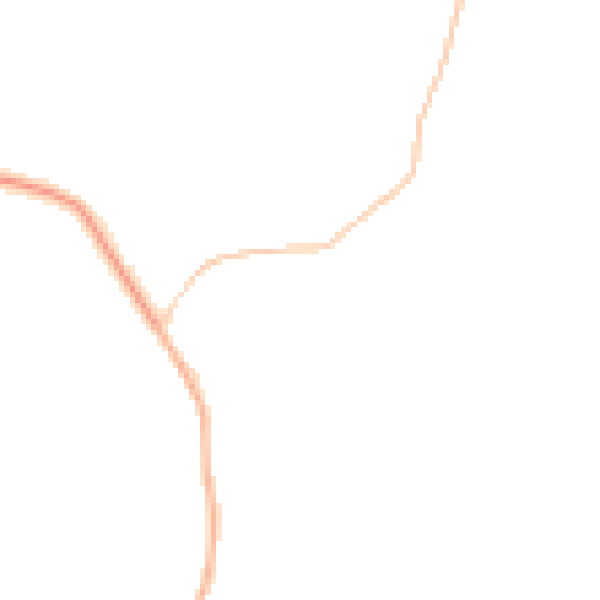 Night-time road noise heatmap for BH13 7PA