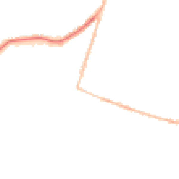 Night-time road noise heatmap for BH14 0AW