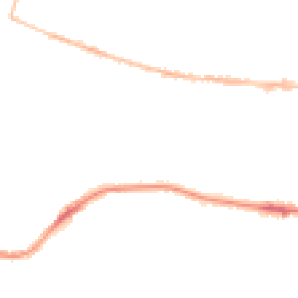 Night-time road noise heatmap for BH14 0BQ
