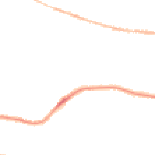 Night-time road noise heatmap for BH14 0LN