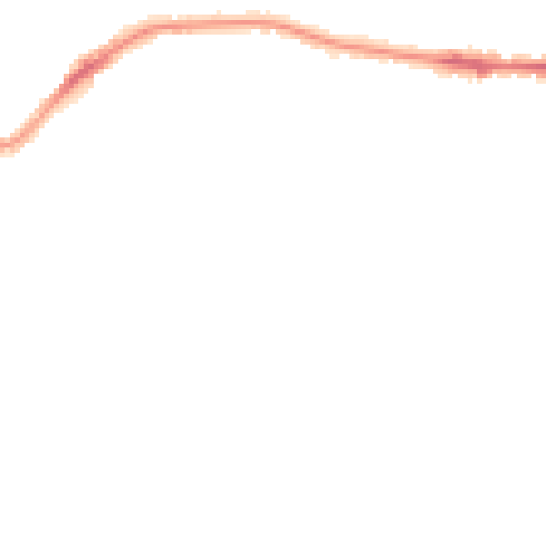 Night-time road noise heatmap for BH14 8SZ