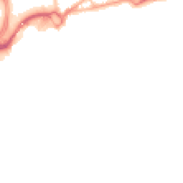 Night-time road noise heatmap for BH15 1EQ